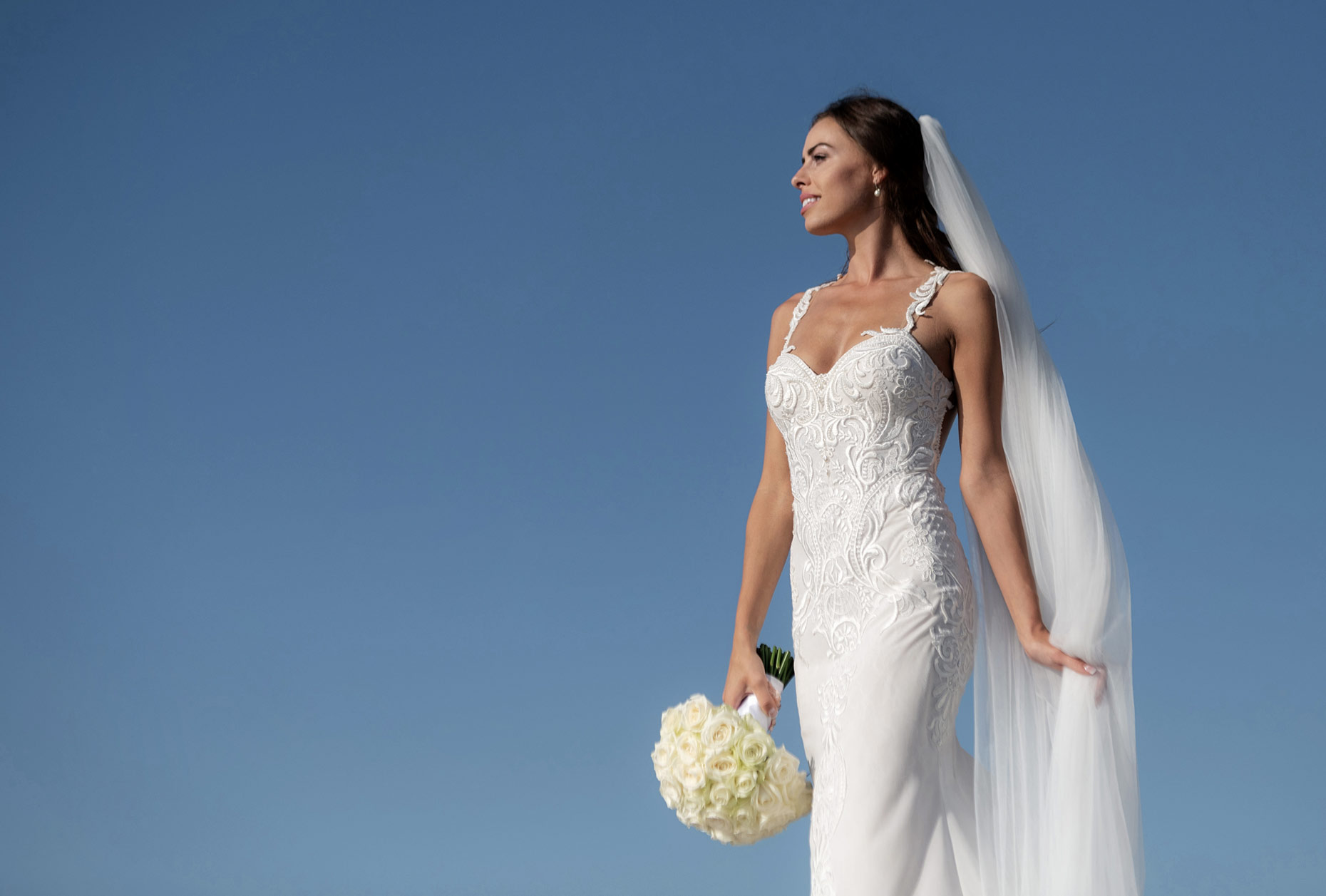 bride in mykonos |  φωτογραφιση νυφης Μυκονος