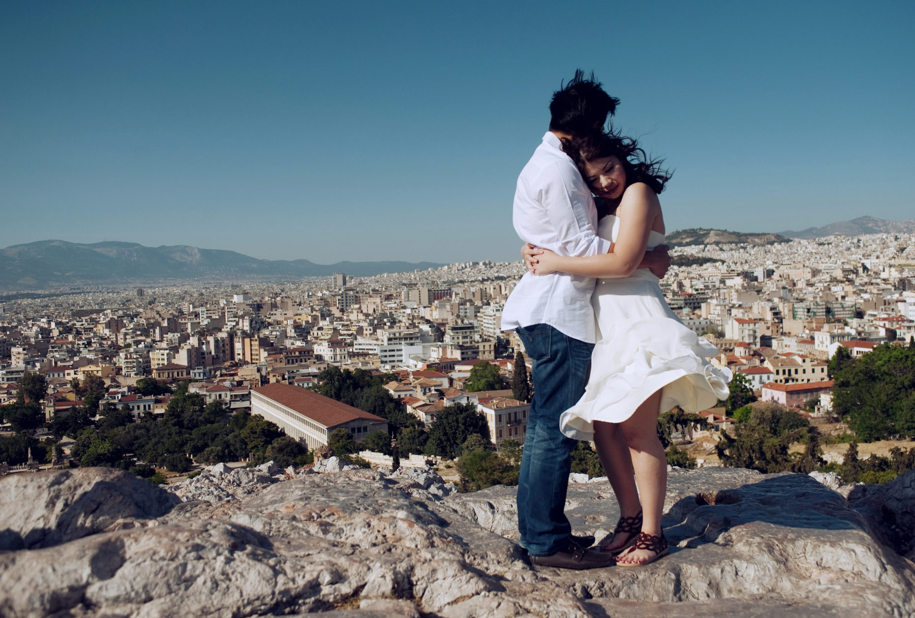 Athens Acropolis couple shoot | engagement shoot in Athens