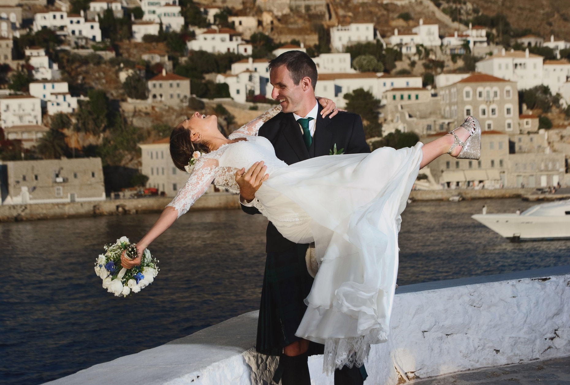 just married in Hydra