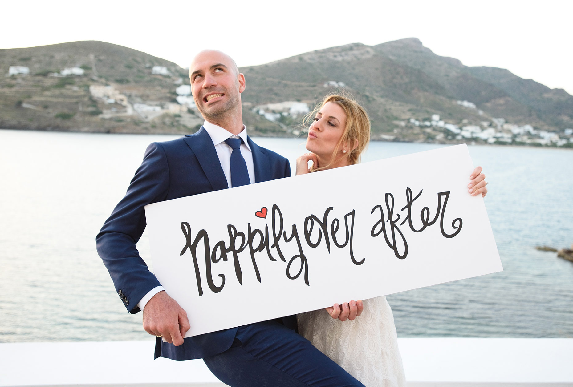 wedding in greek island