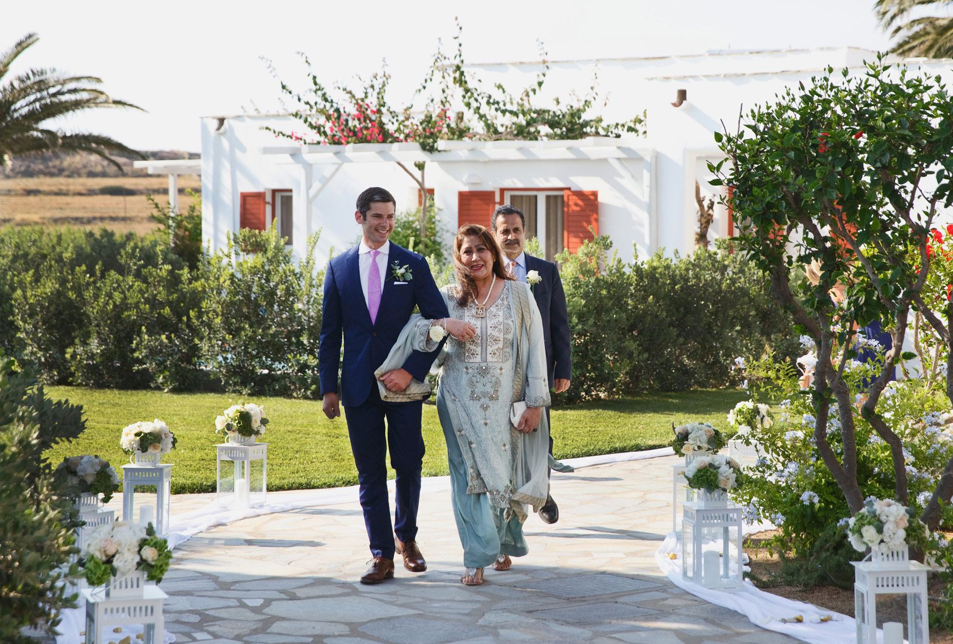 Yria hotel wedding in Paros