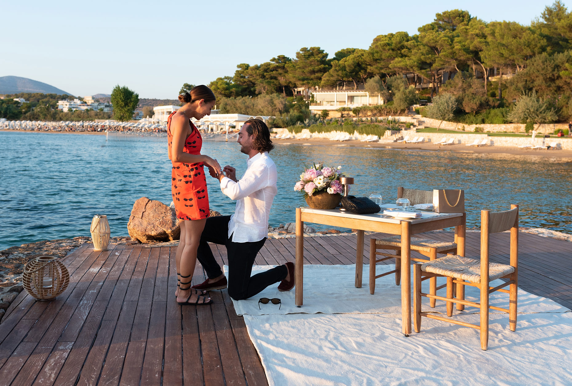 private dinner wedding proposal