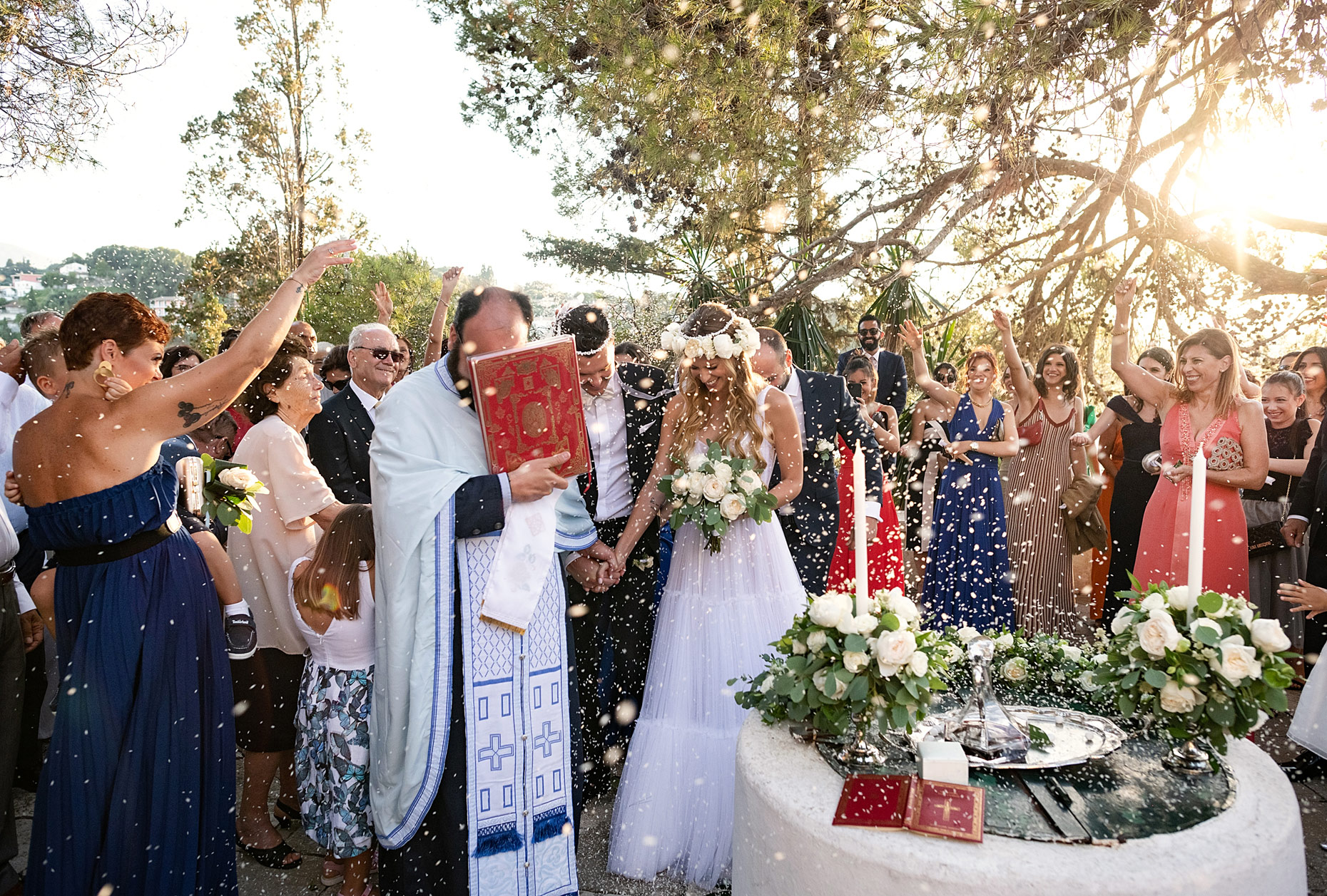 wedding in corfu at  pontikonissi | γαμος στο ποντικονησι