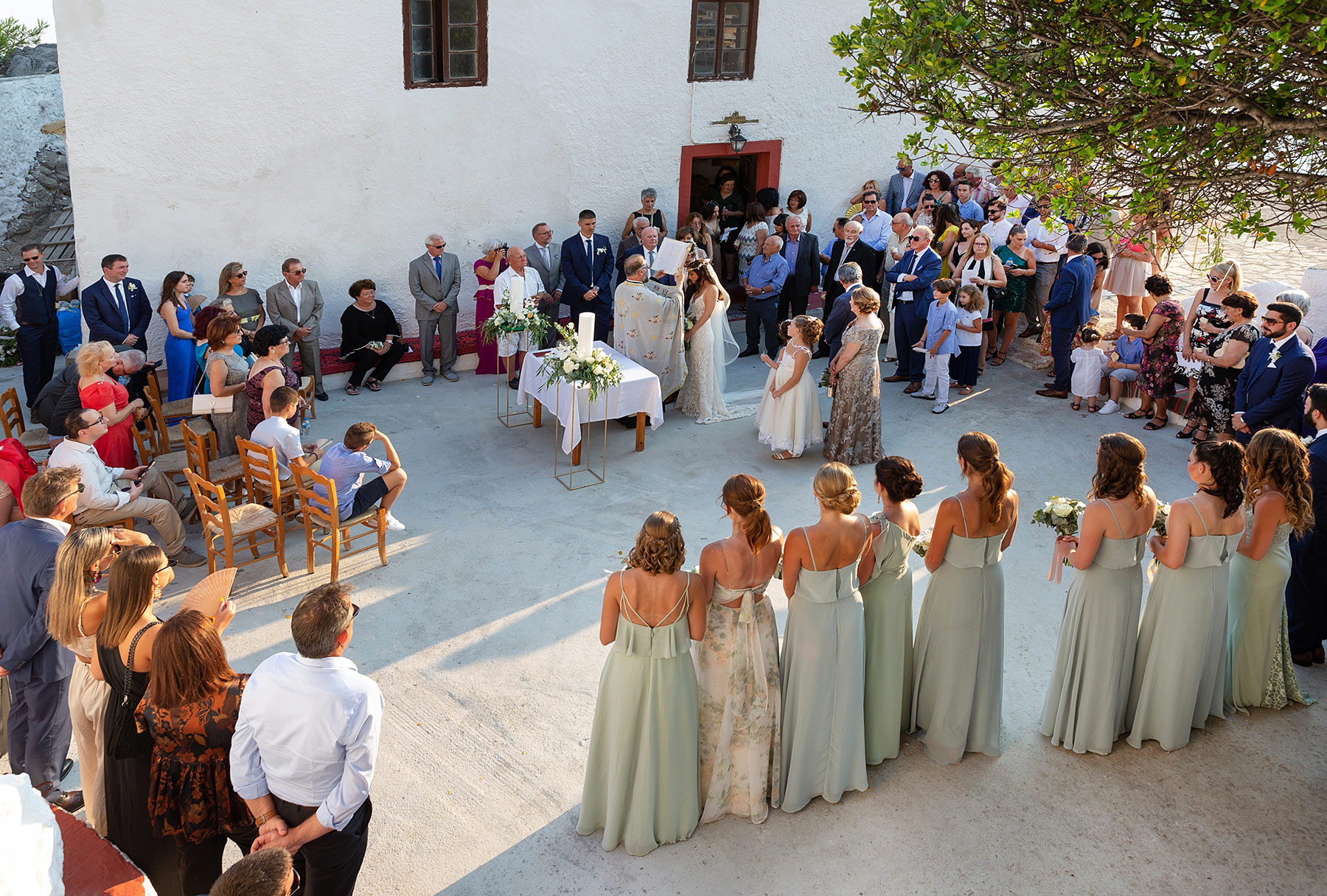 ceremony at parga wedding
